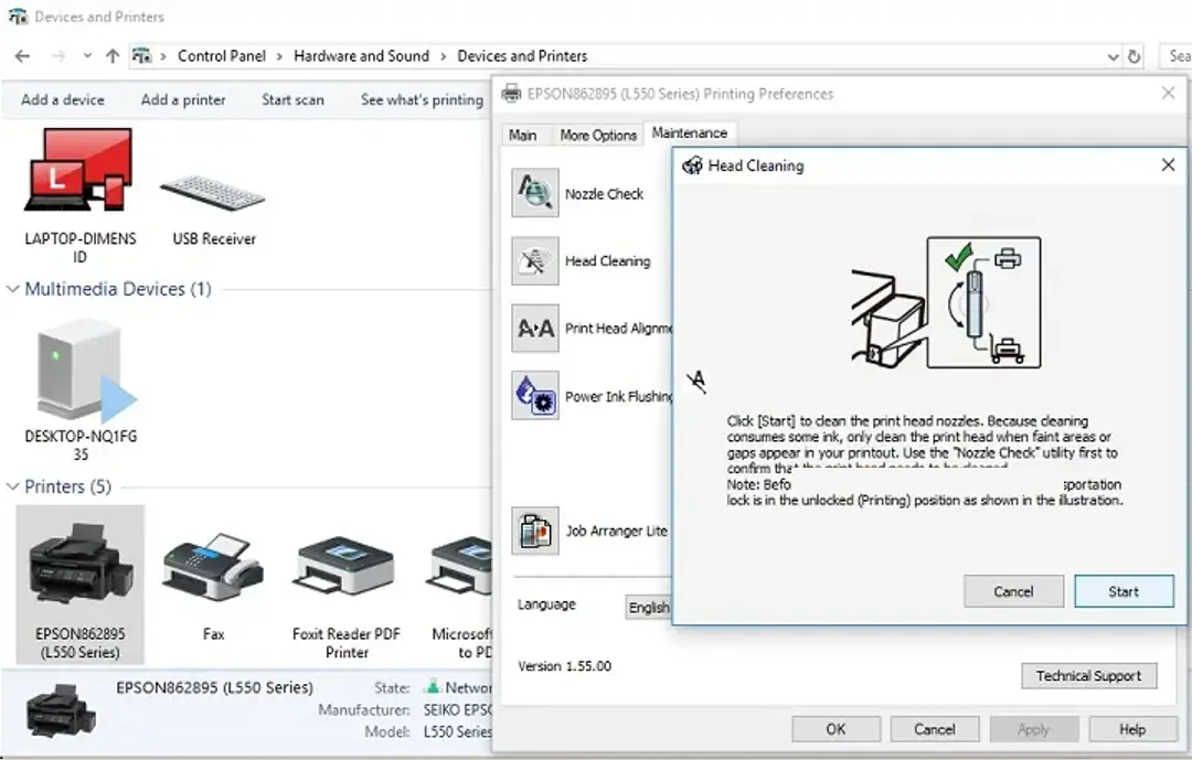 Cara Cleaning Printer Epson