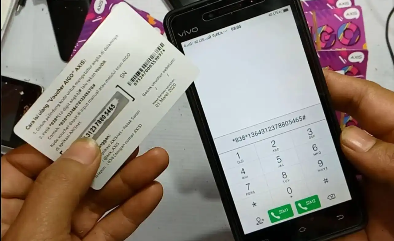 Cara Memasukkan Voucher Axis yang Gagal
