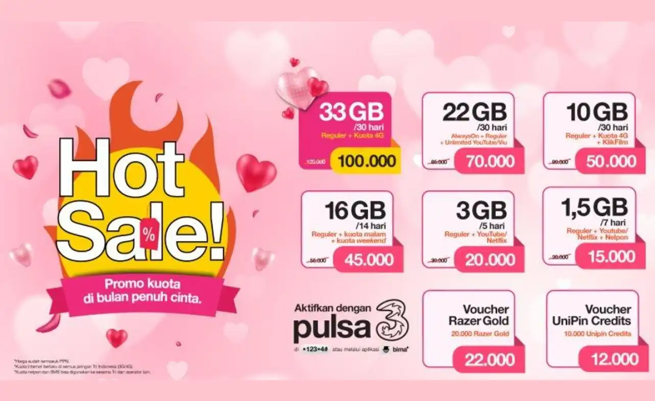 Cara Internet Gratis Kartu TRI Bebas Tanpa Kuota