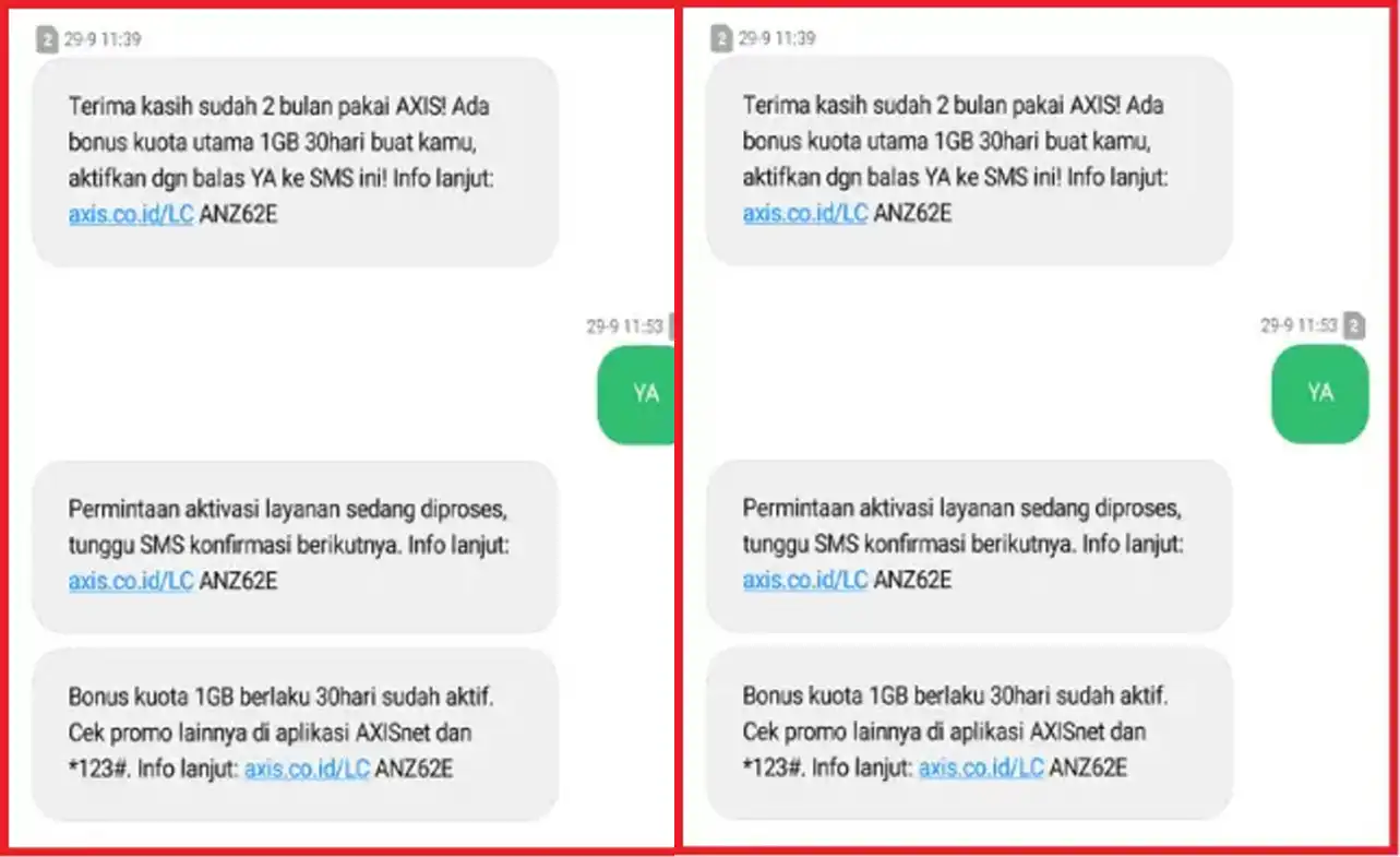 Cara Mendapatkan Kuota Gratis AXIS