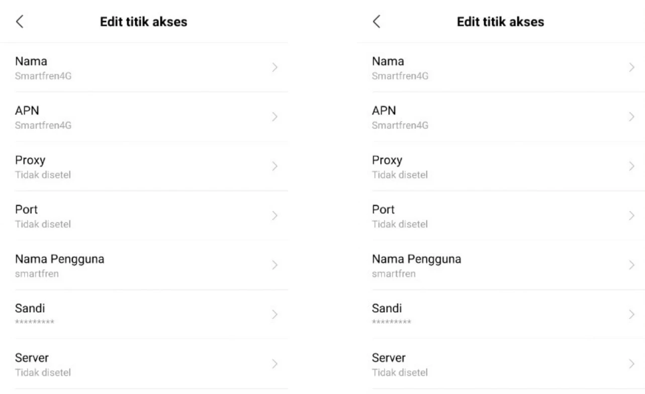 Cara Setting APN Smartfren