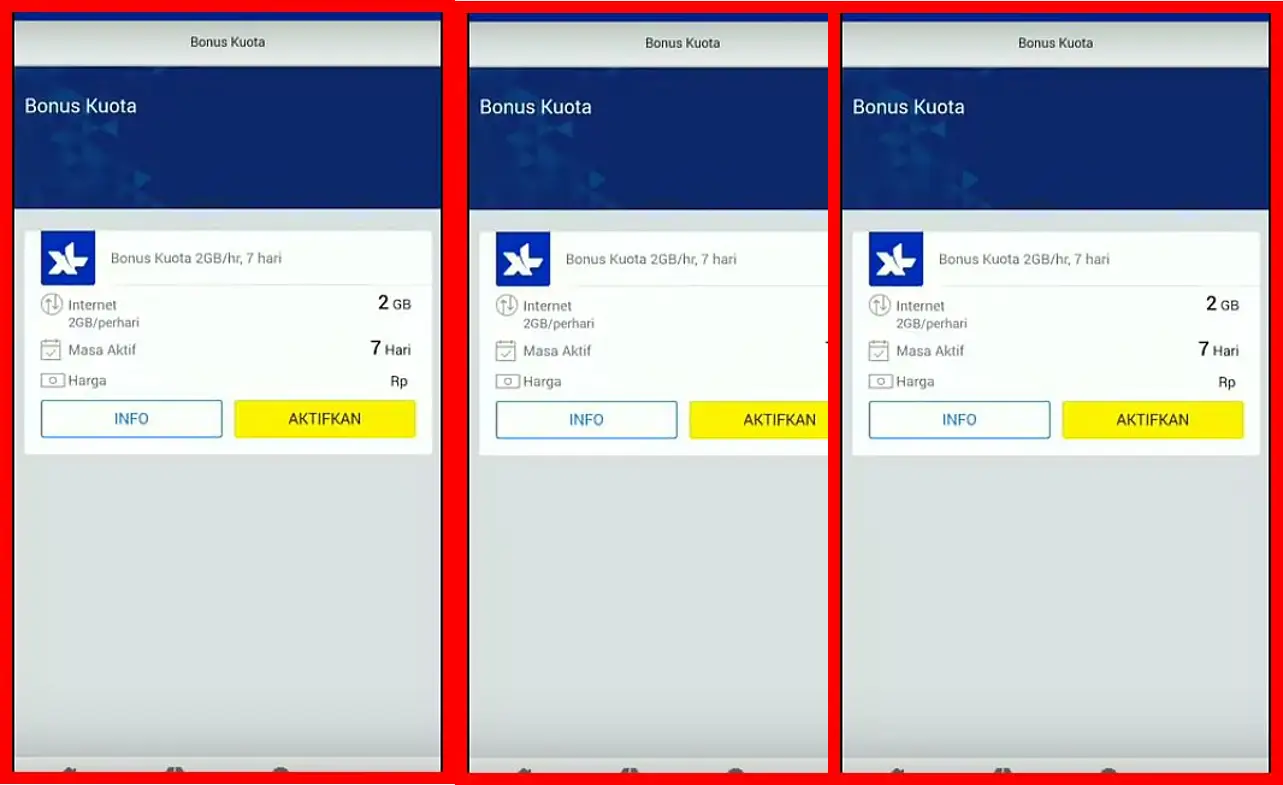 Cara mendapatkan kuota gratis XL