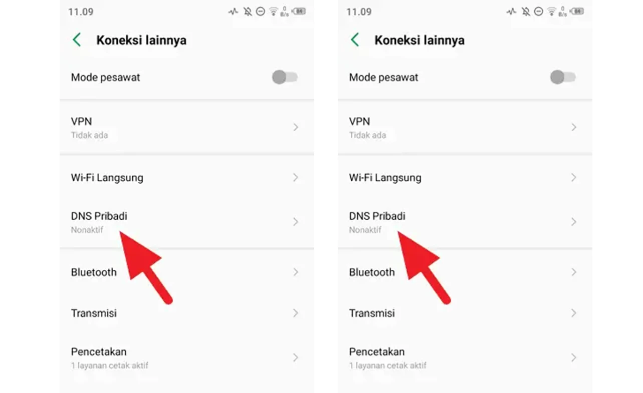 Cara setting DNS pribadi di Android