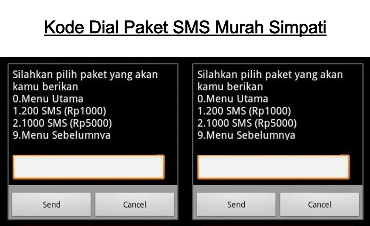 Kode Dial Paket SMS Murah Simpati