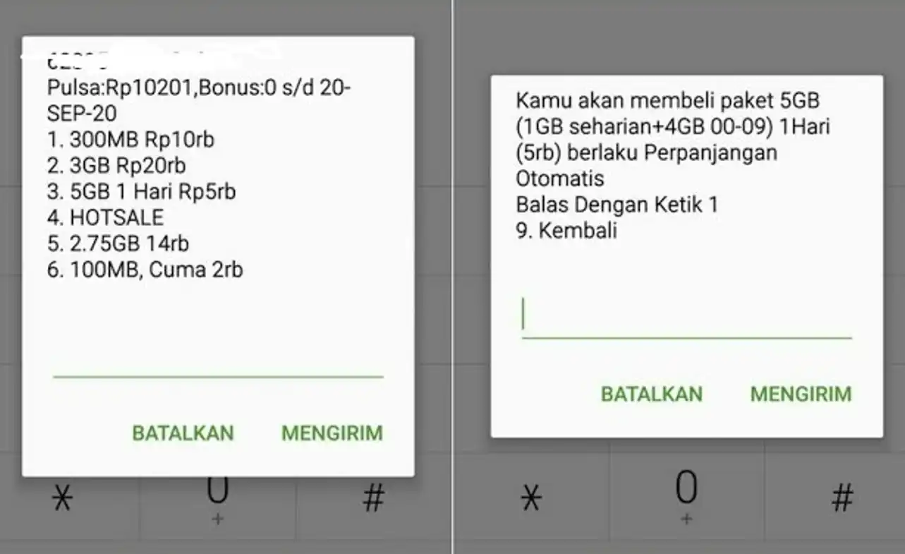 Paket malam Tri
