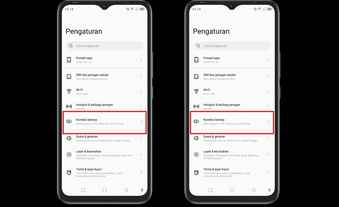 cara menghilangkan iklan di HP Infinix