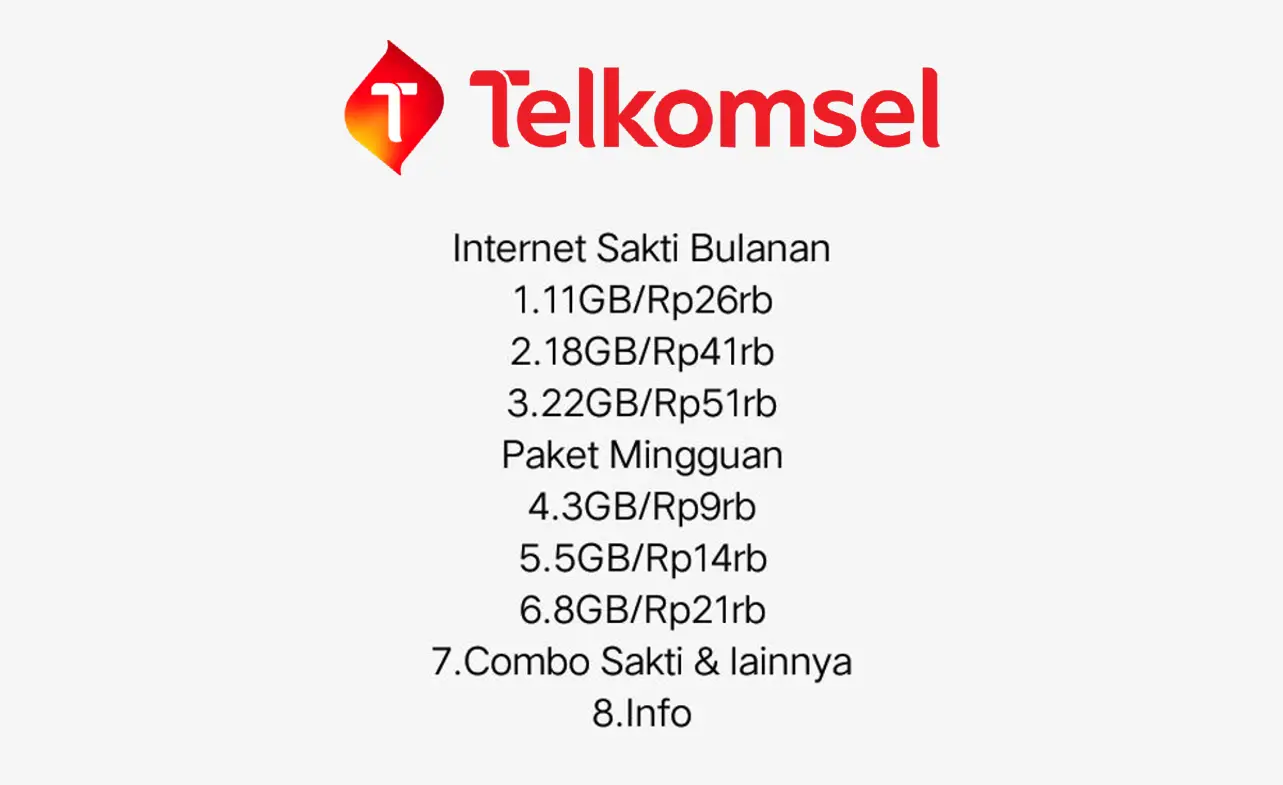 Paket Internet Telkomsel Bulanan