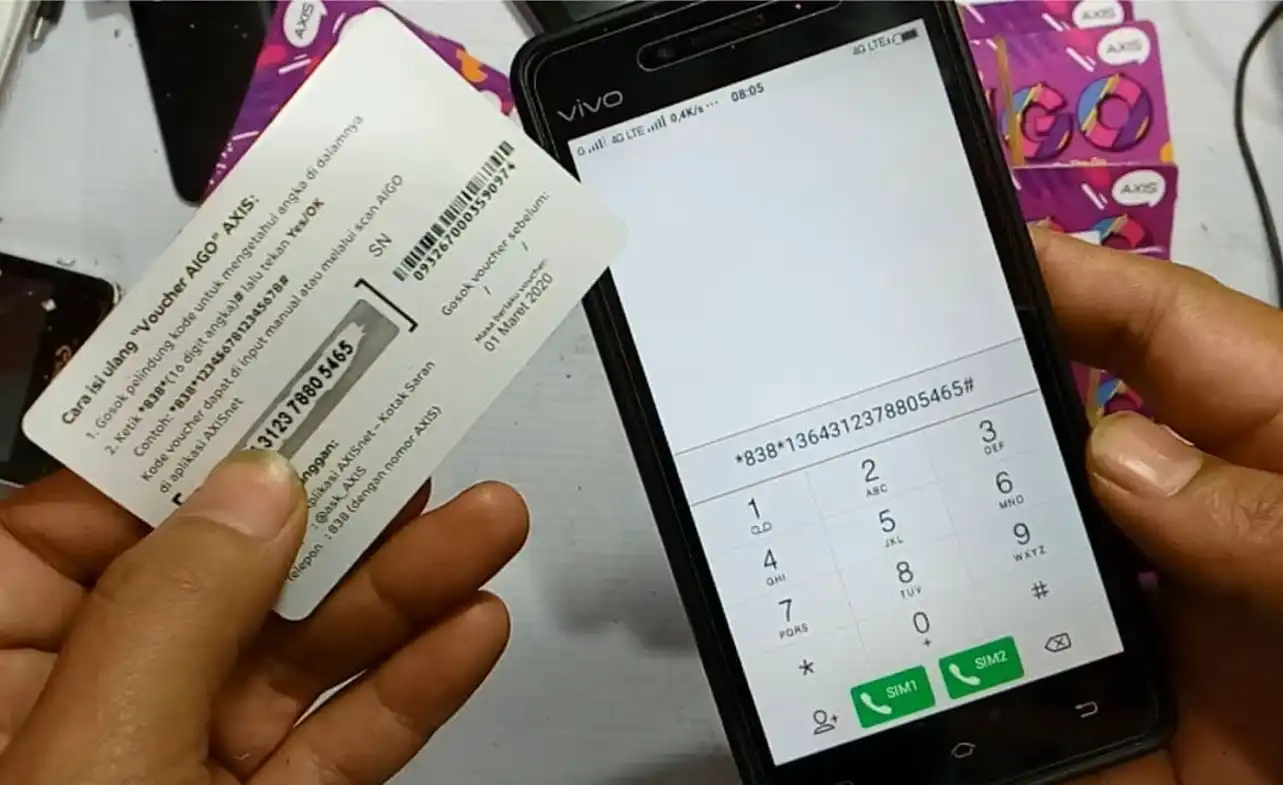 cara mengatasi voucher Axis tidak bisa digunakan