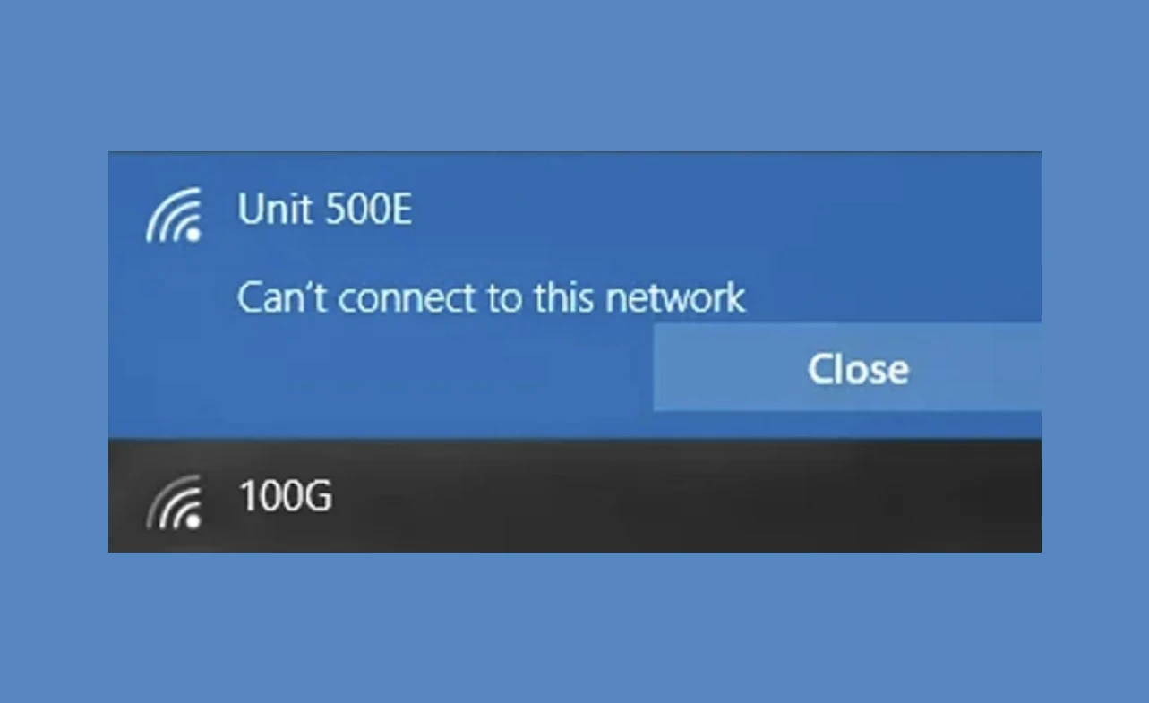 Cara Mengatasi Can't Connect To This Network