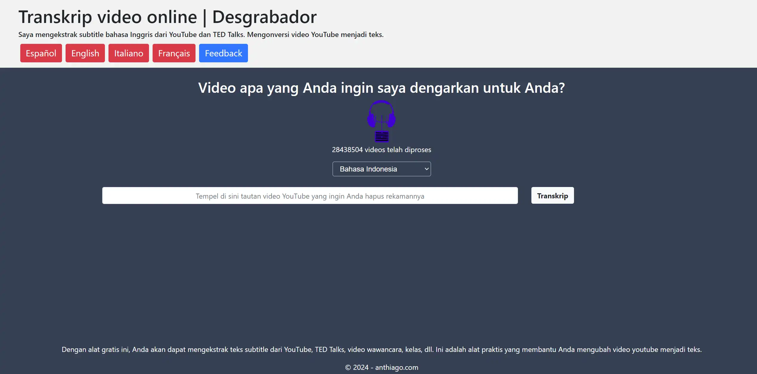 anthiago merangkum video youtube