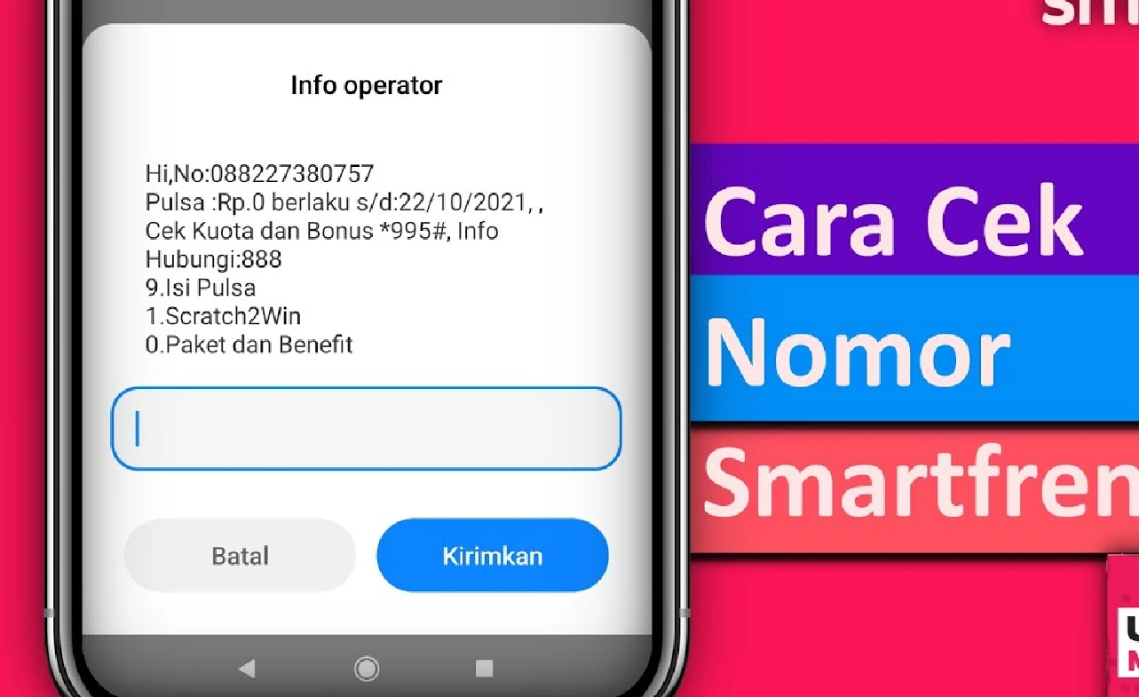 Cara Cek Nomor Smartfren Lewat SMS