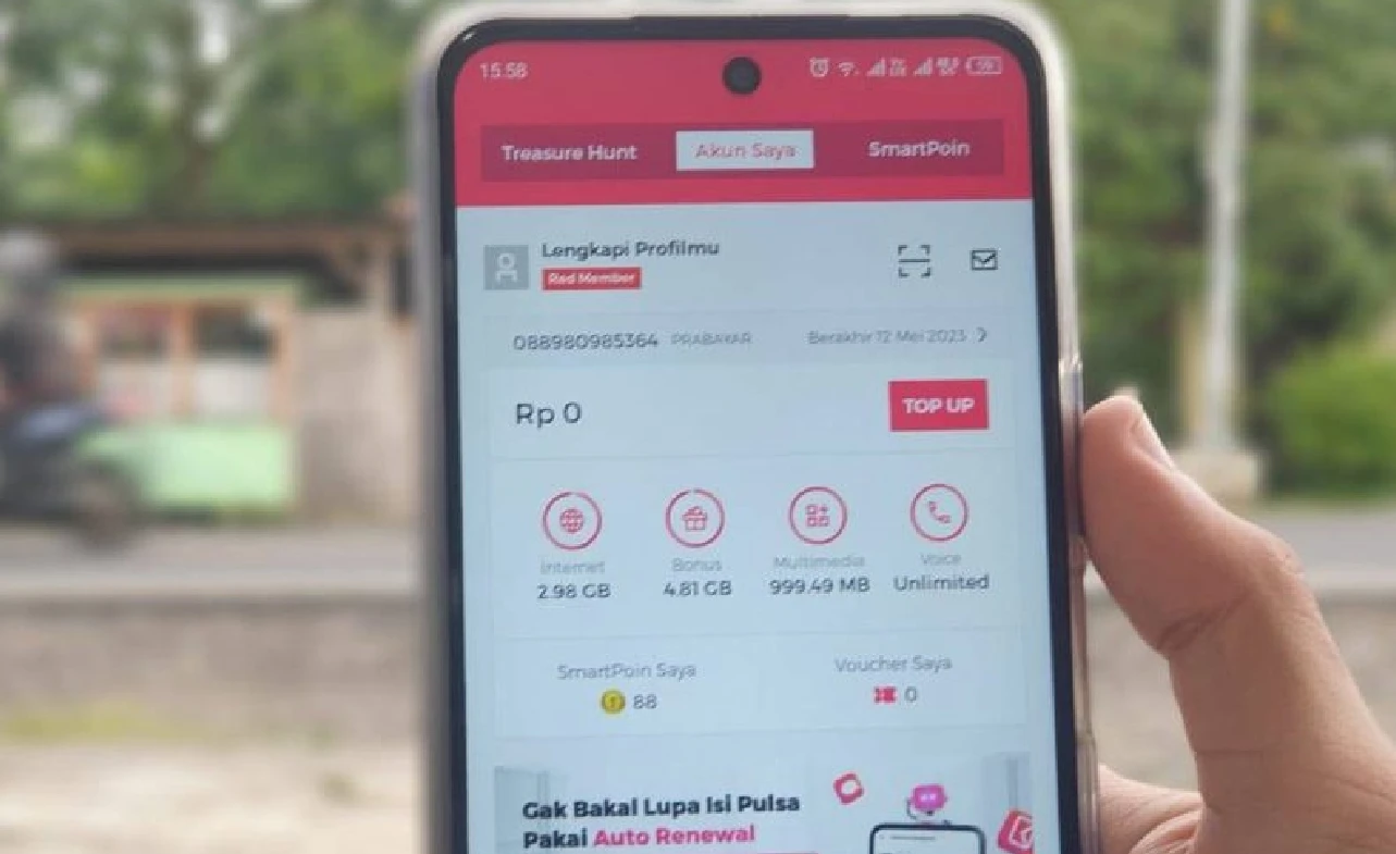Cara Klaim Kuota Lokal Smartfren