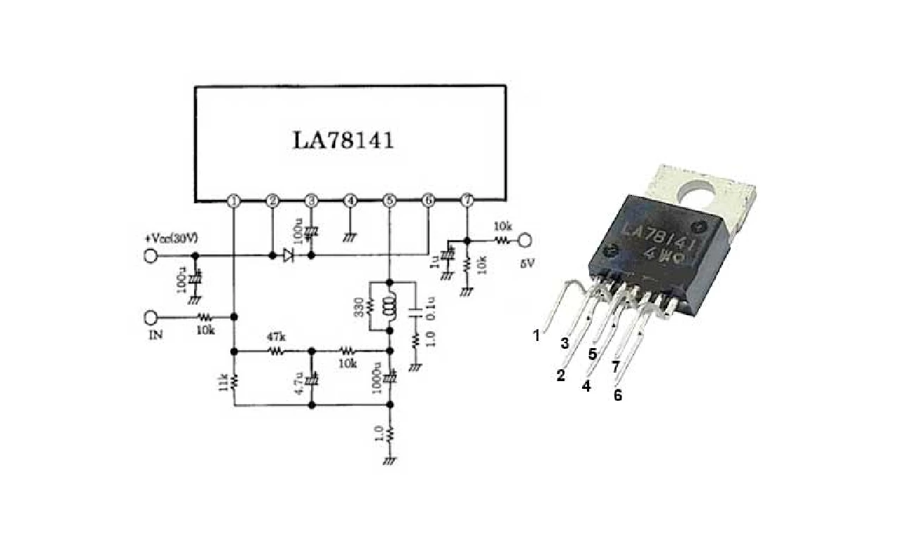 Persamaan IC LA 78141